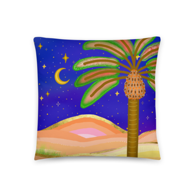 MIDNIGHT PALM Pillow, KIDS COLLECTION