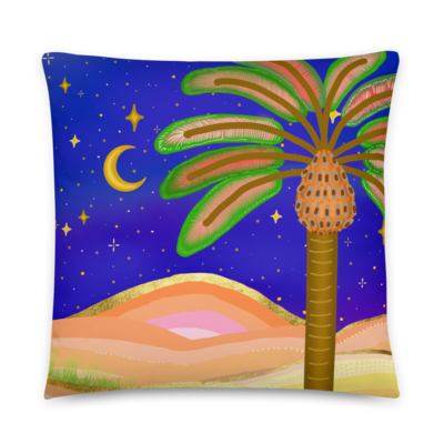 MIDNIGHT PALM Pillow, KIDS COLLECTION
