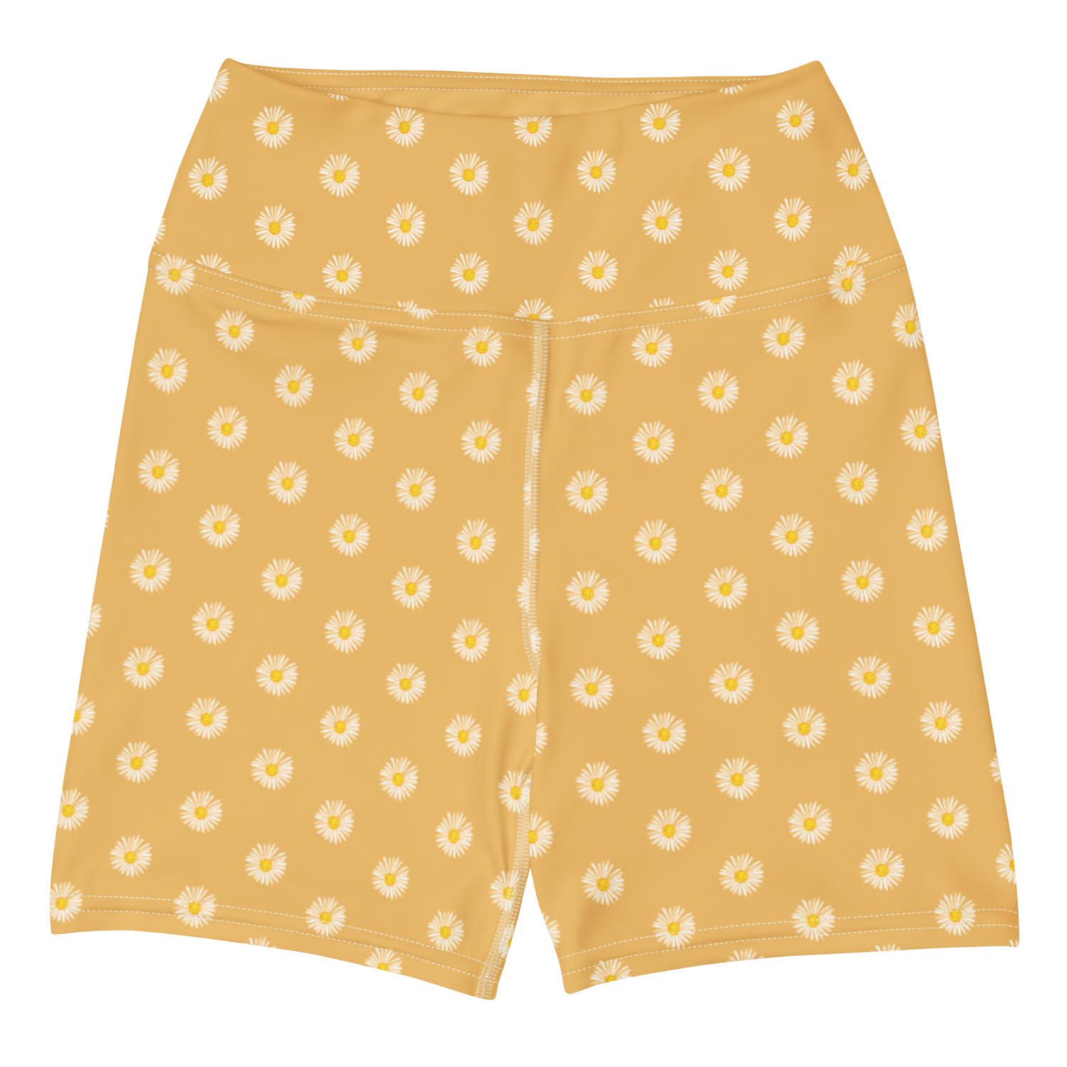 WILD DAISY Yoga Shorts, Saffron