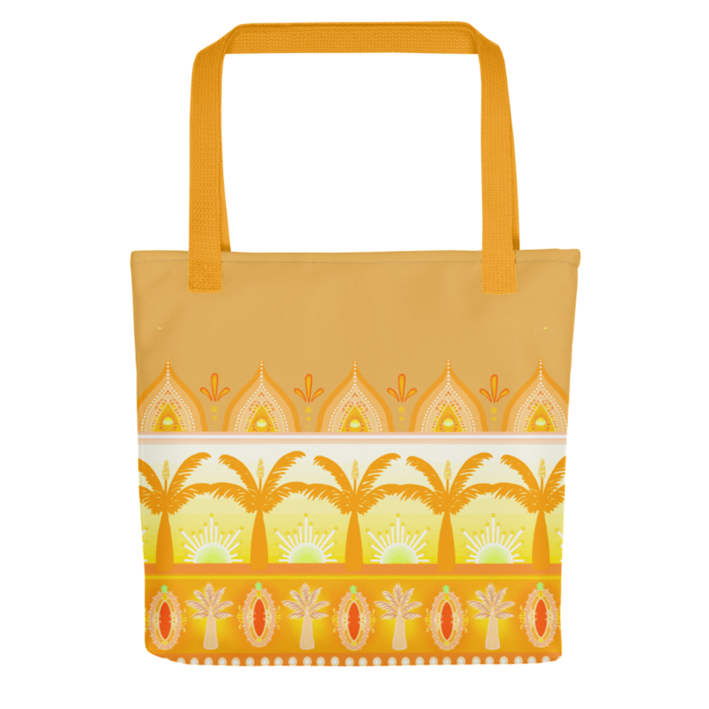 PALM EMBLEM Beach Bag