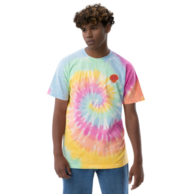 SEASHELL Embroidered Tie-Dye, Shaka Wear, Dark Pink