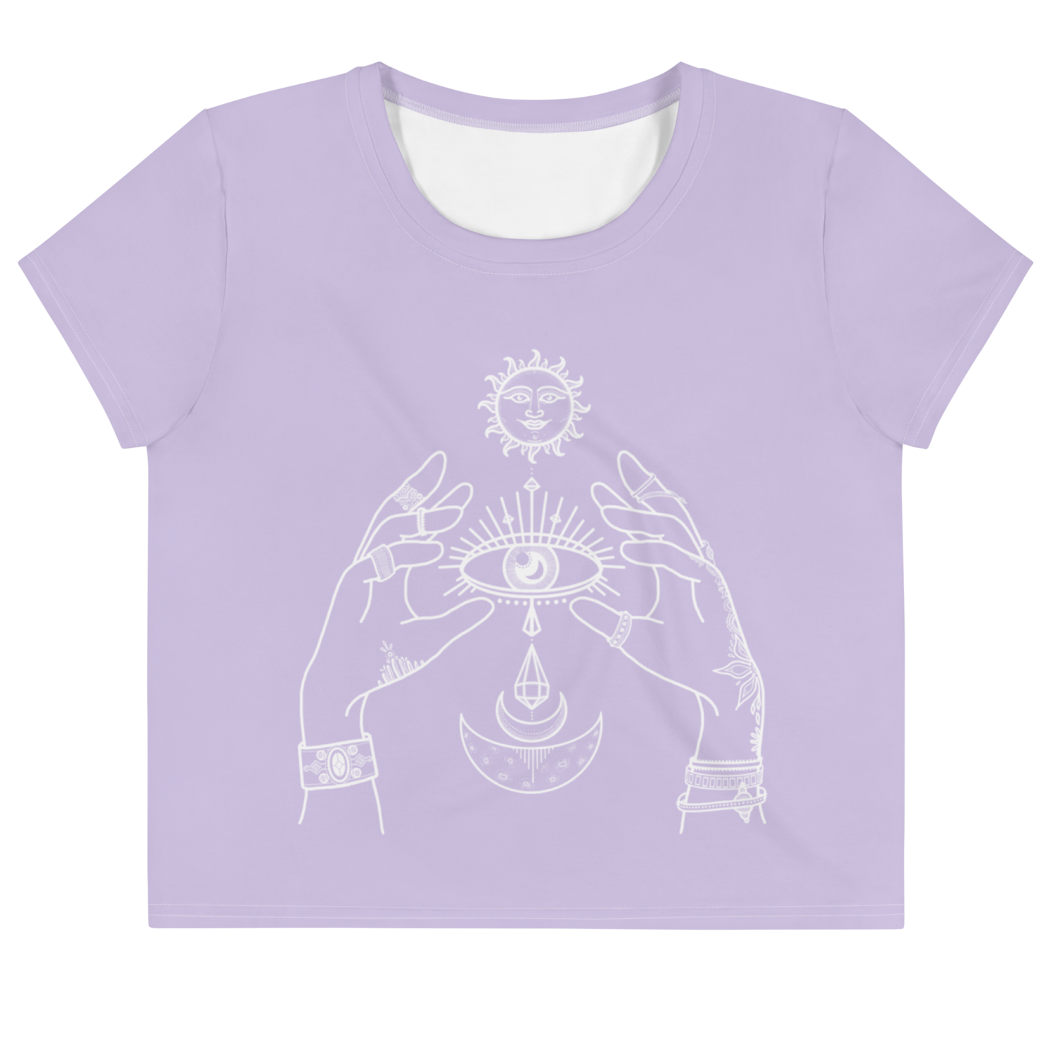 ONE Crop Tee, Lilac