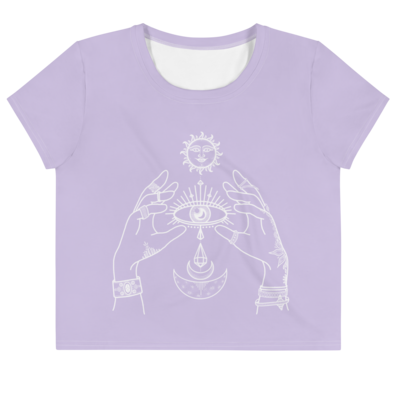 ONE Crop Tee, Lilac