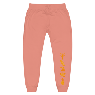TROPIC Fleece Sweatpants, Orange