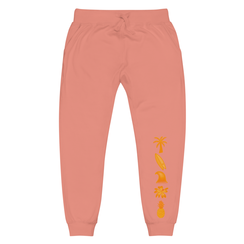 TROPIC Fleece Sweatpants, Orange