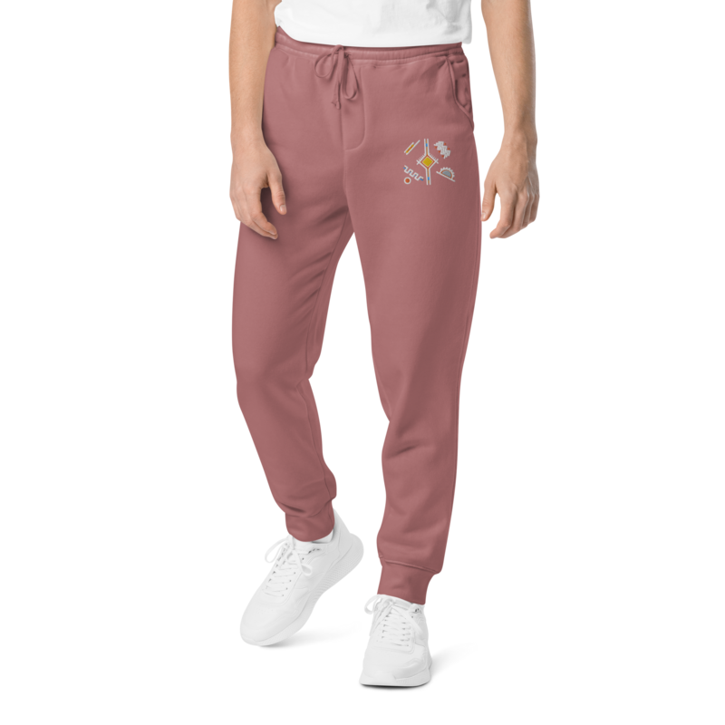 LINE Embroidered Sweatpant