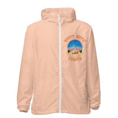 HAPPY HIPPIE CAMPER Lightweight Windbreaker