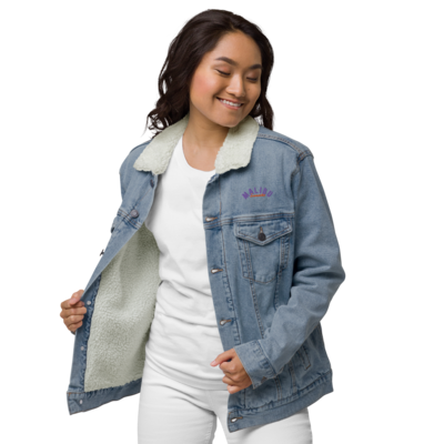 MALIBU SUNSETS Denim Sherpa Jacket