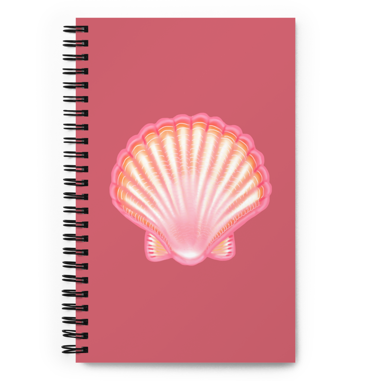 MIRIAM Spiral Notebook, Dark Blush