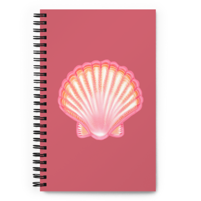MIRIAM Spiral Notebook, Dark Blush