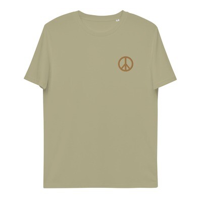 PEACE Embroidered Organic Cotton T-shirt