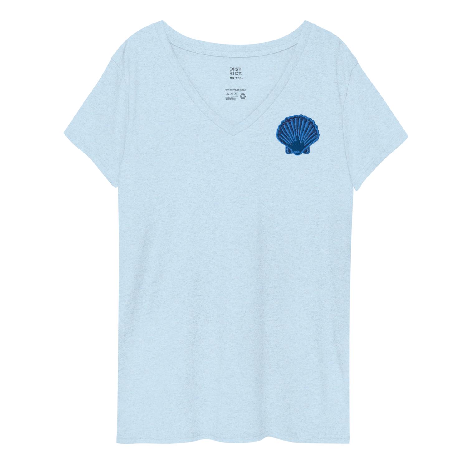 MERMAID Recycled V-neck T-shirt