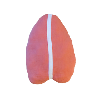 Stuffed SURFBOARD, Soft Linnen, BIG, KIDS COLLECTION, Raspberry Coral
