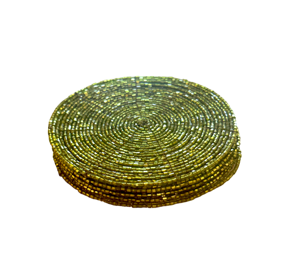 PACHAMAMA Bead Coasters, 5 pack