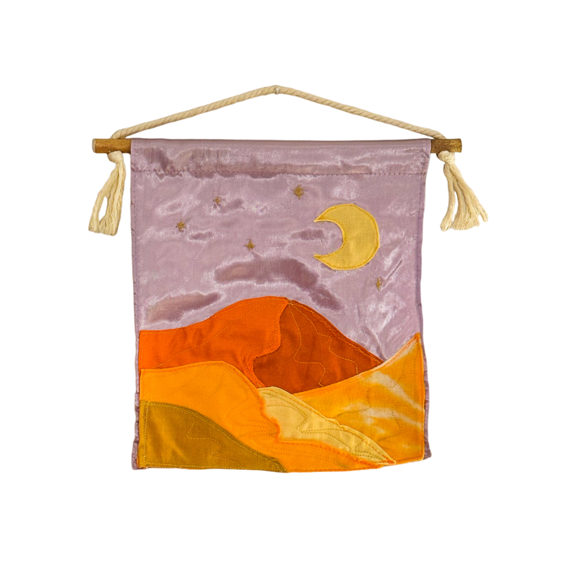 AMAL Night Desert Shiny Wall Hanging
