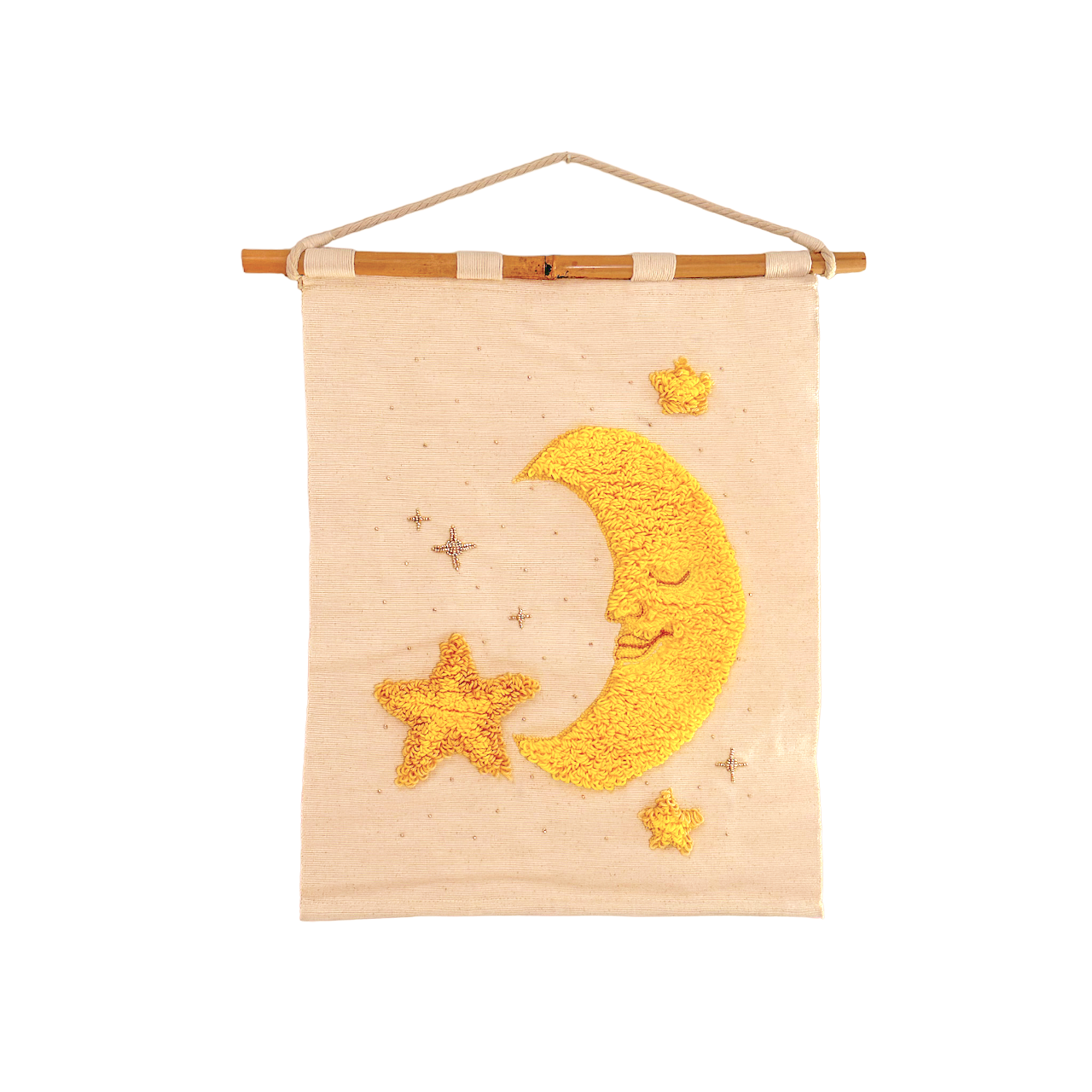 LA LUNA Bead embroidered Wall Hanging, KIDS COLLECTION