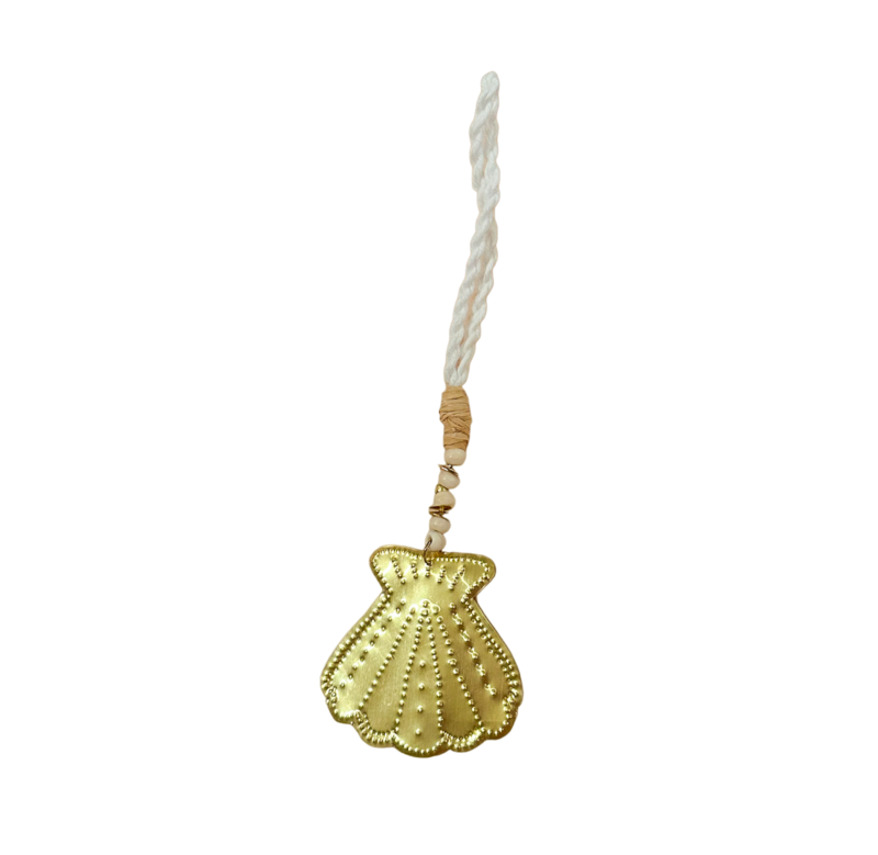 CALI Gold Metal Seahsell Door Hanger Pendant