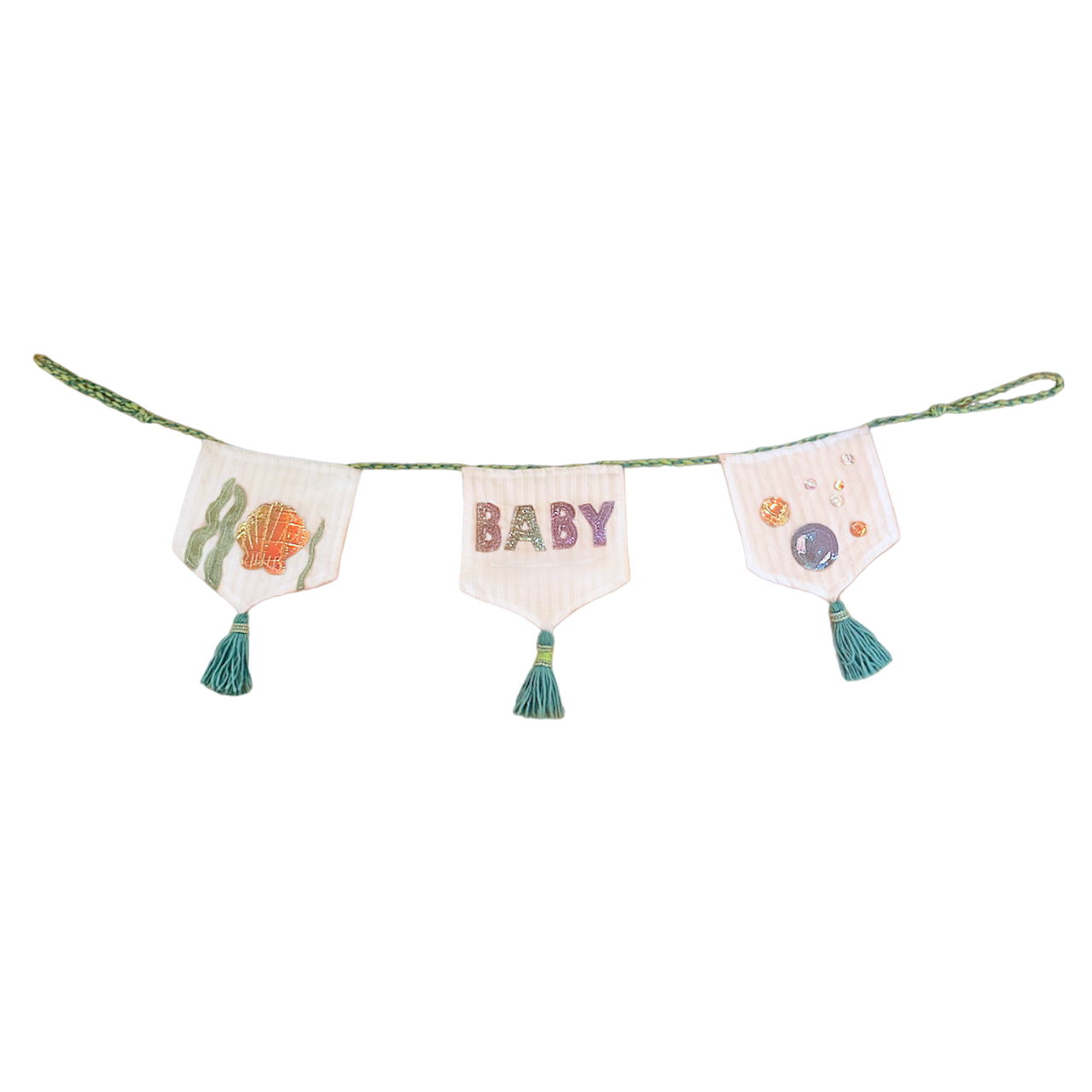 OCEAN BABY Flag Garland