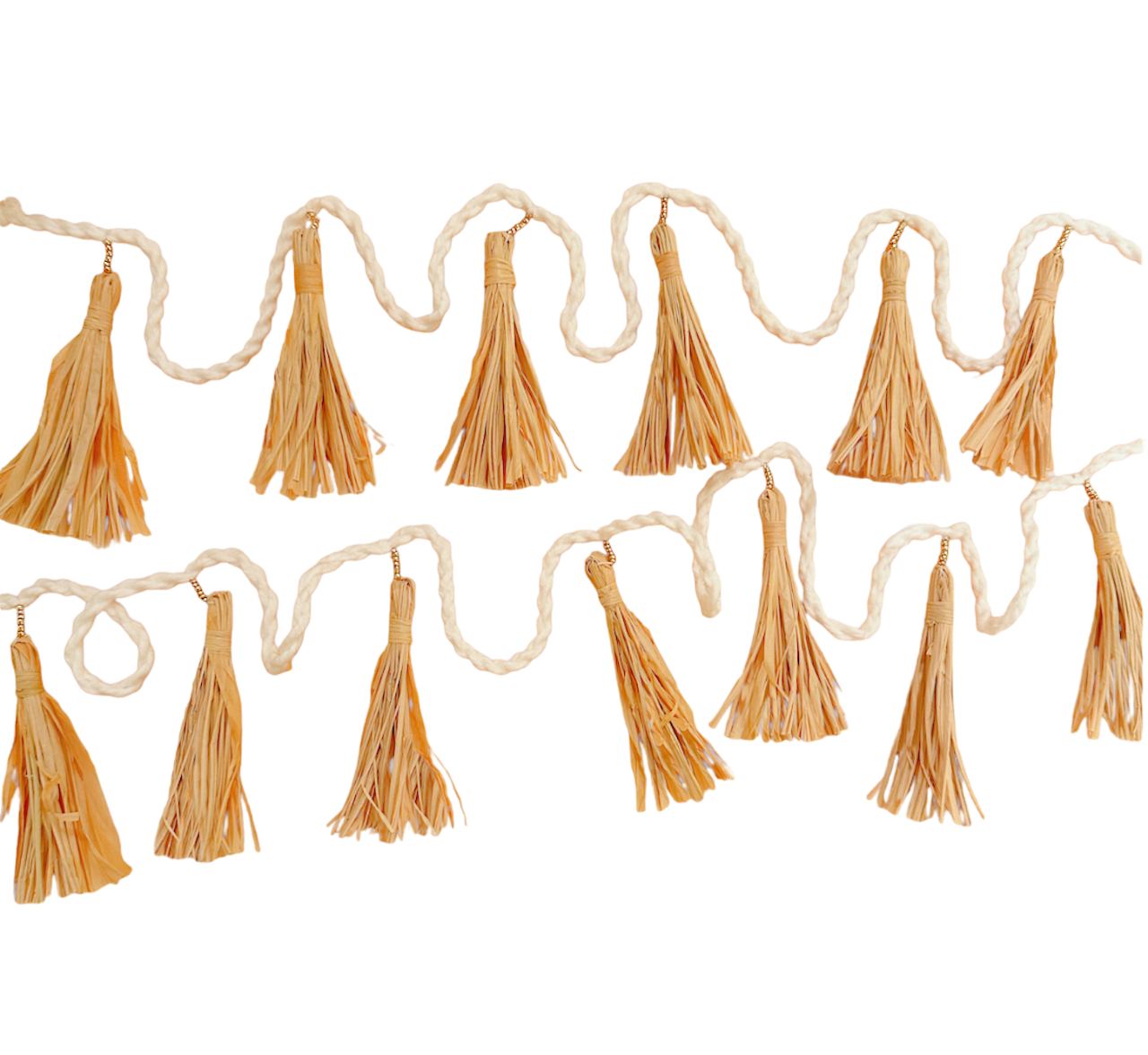 RATTAN Tassel Garland