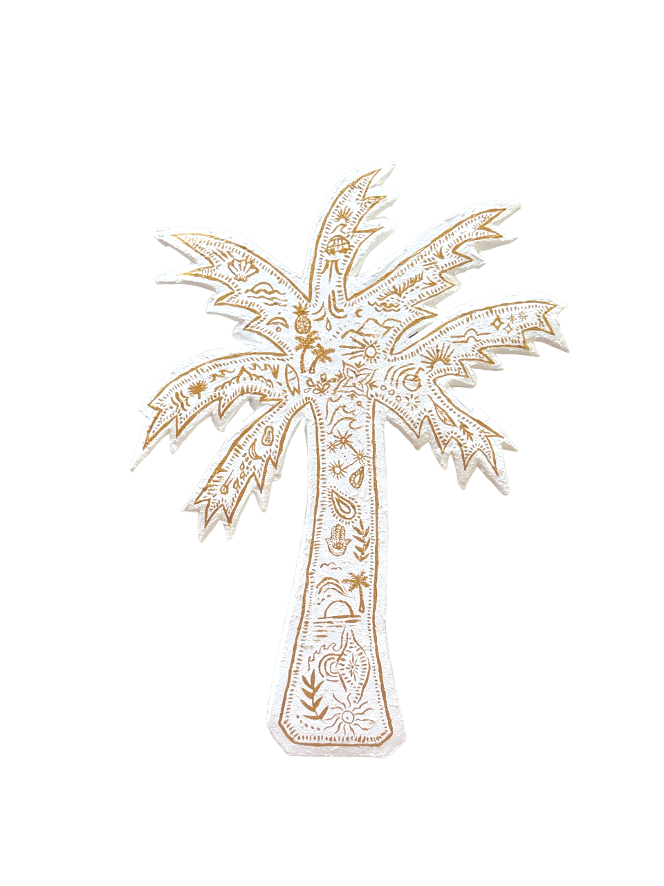 INDIGO Palm Tree Wall Art