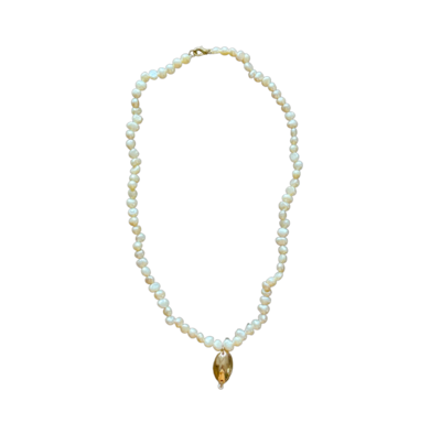 IHNI Real Sweet Water Pearl Bead Necklace