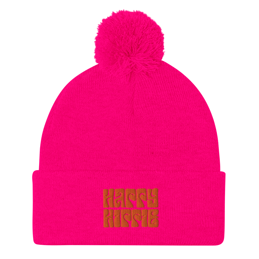 HAPPIE HIPPIE Pom-Pom Beanie