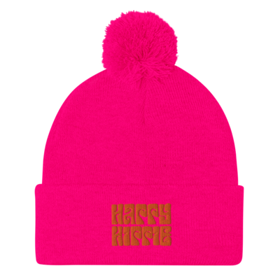 HAPPIE HIPPIE Pom-Pom Beanie