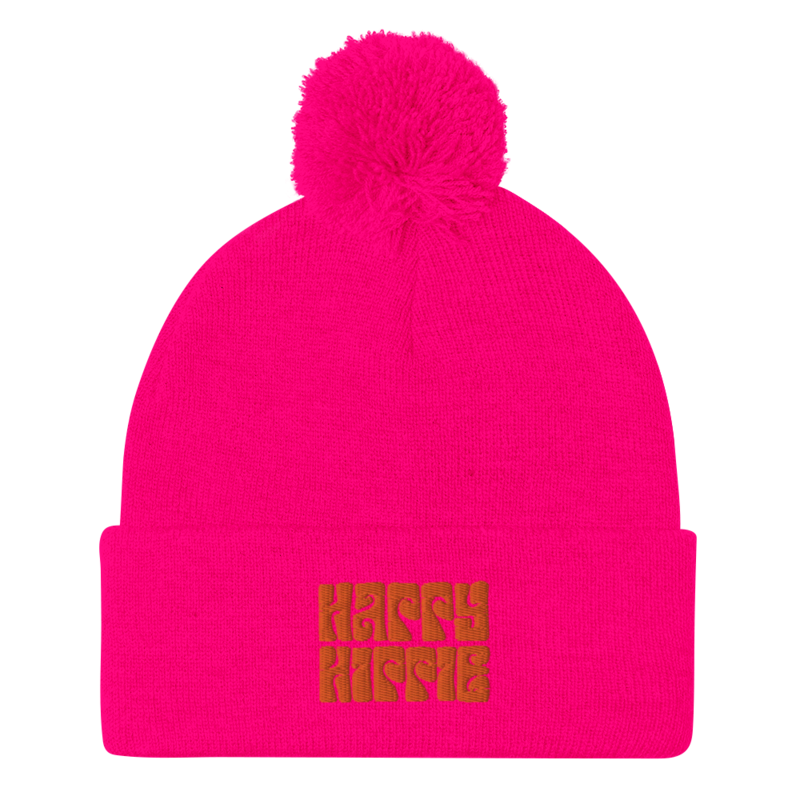 HAPPIE HIPPIE Pom-Pom Beanie