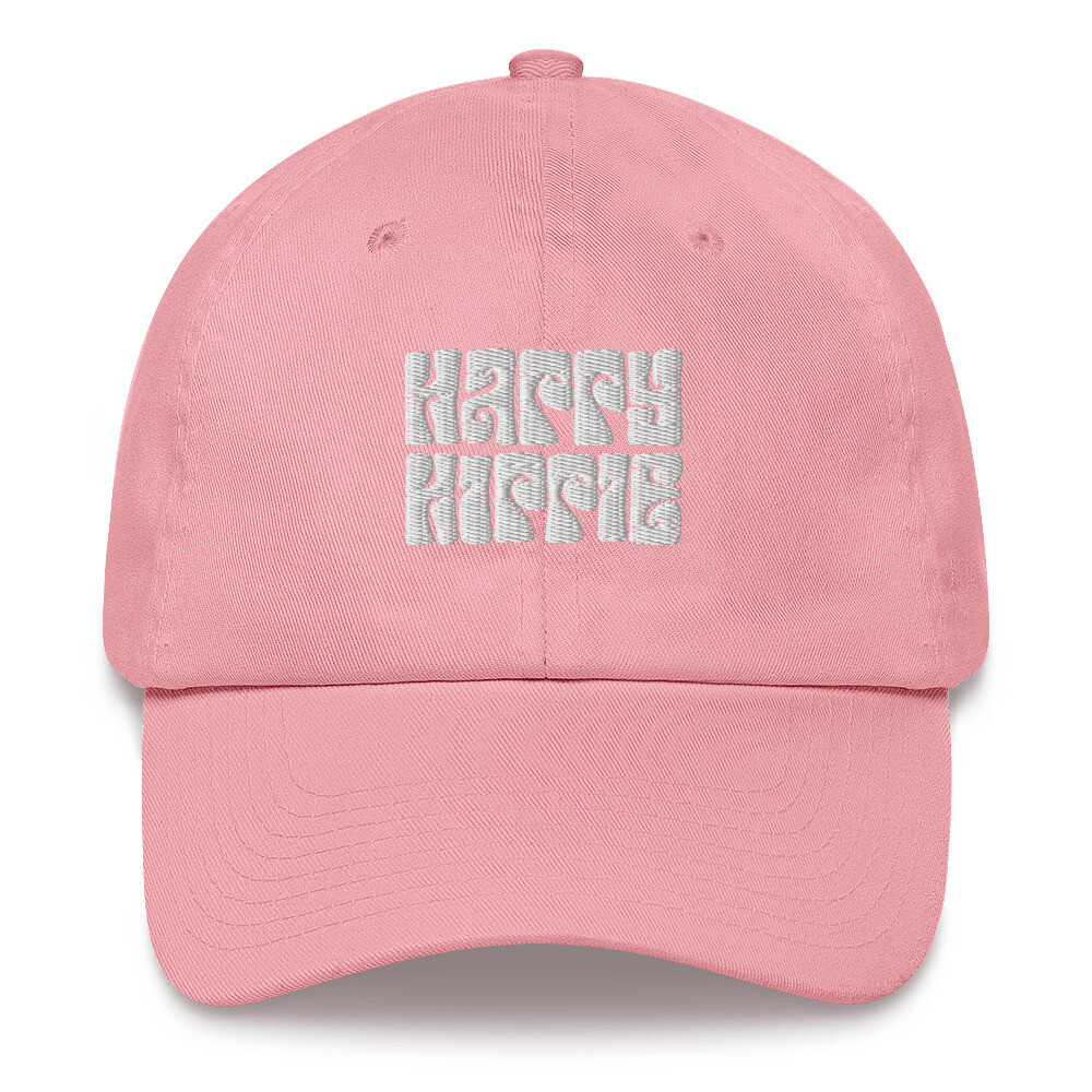 HAPPY HIPPIE Embroidered Cap