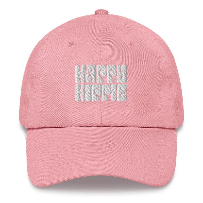 HAPPY HIPPIE Embroidered Cap