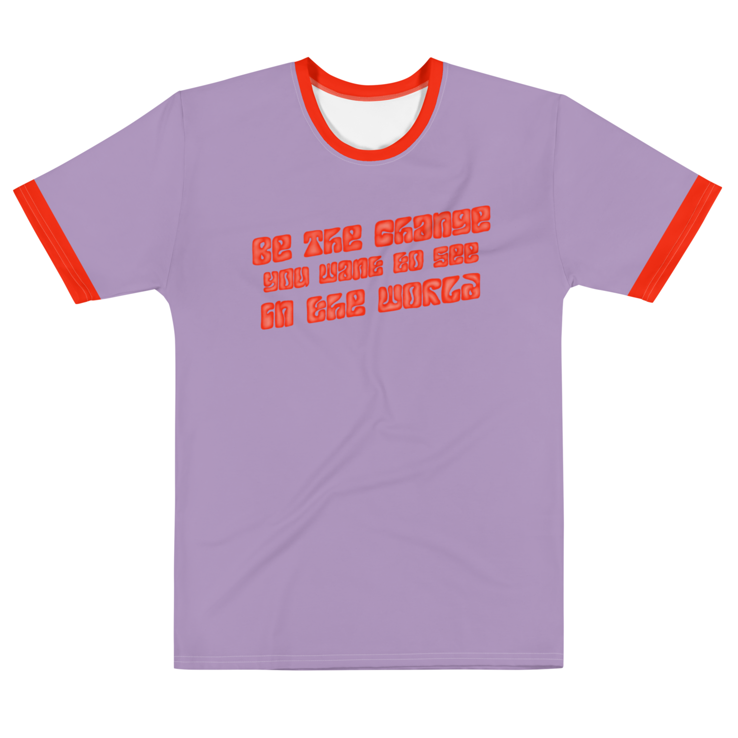 BE THE CHANGE T-shirt, Lilac