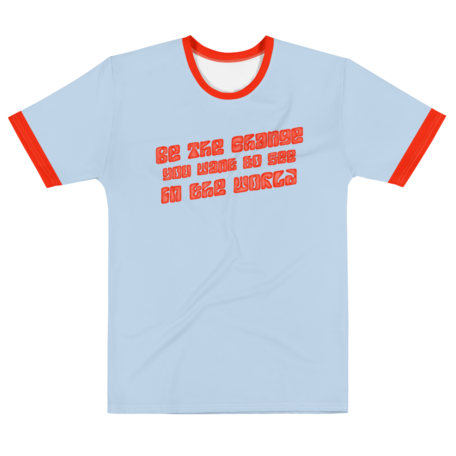 BE THE CHANGE T-shirt, Blue