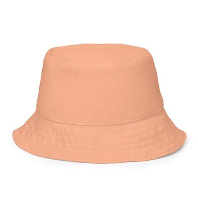 KY Reversible Bucket Hat, Peach / Honey