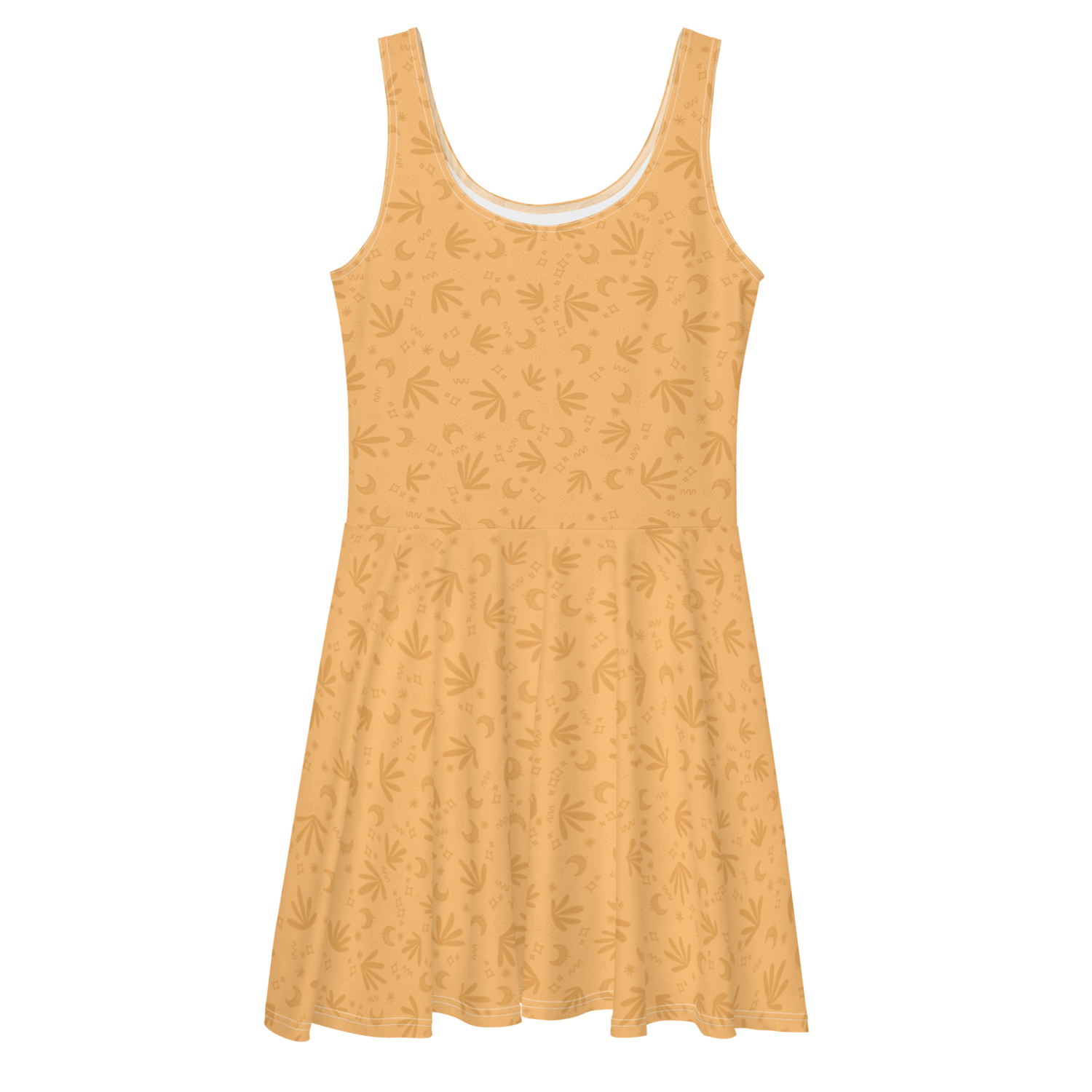 GIGI Skater Dress, Light Orange