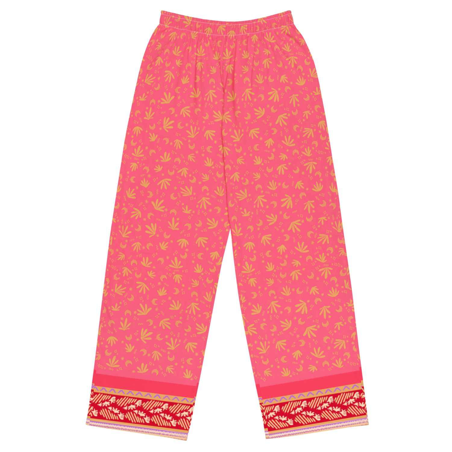 KALIKI Wide-leg Pants, Magenta