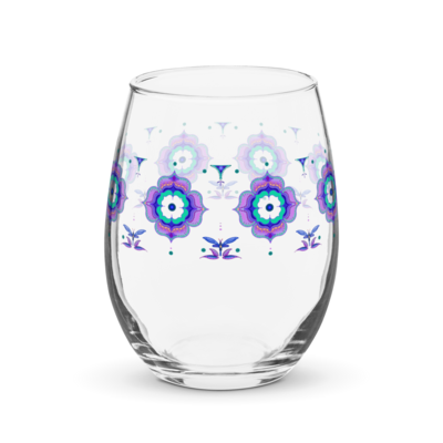AKACIA Stemless Mix &amp; Match Glass, Blue