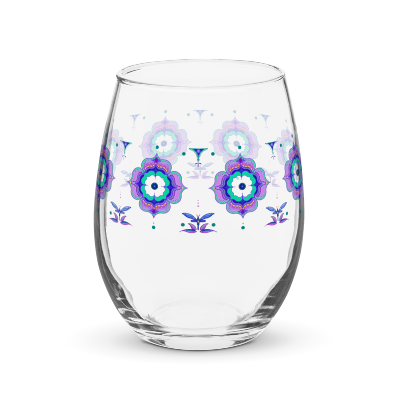 AKACIA Stemless Mix &amp; Match Glass, Blue