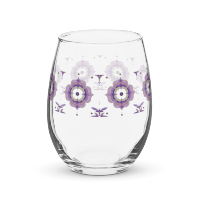 AKACIA Stemless Mix &amp; Match Glass, Dirty Purple