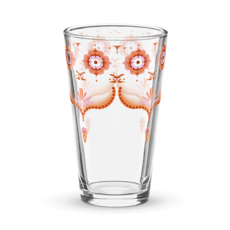 ELORI Mix &amp; Match Glass, Red / Peach / Orange