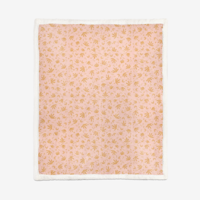 ROJA Double-Sided Super Soft Plush Blanket, Peach