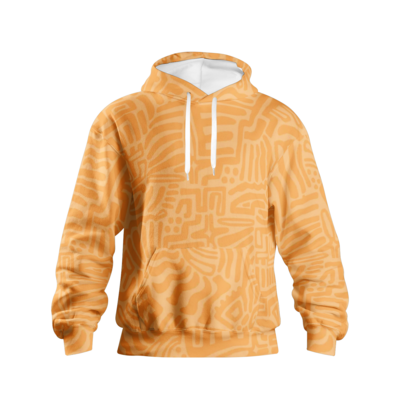 NEMI Pullover Hoodie, Orange