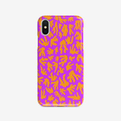 KILOHA iPhone Case, Orange / Magenta