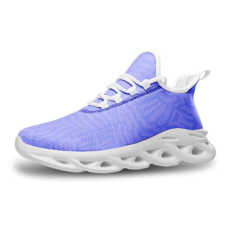 KIKIMA Unisex Bounce Mesh Knit Sneakers, Cornflower Blue