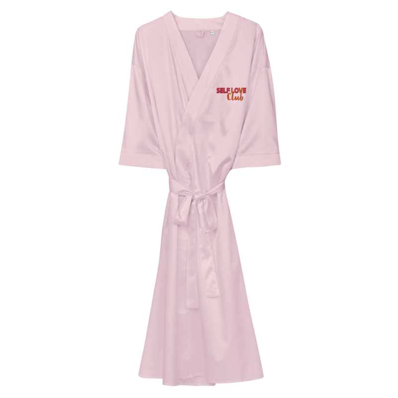 SELF LOVE CLUB Satin Robe