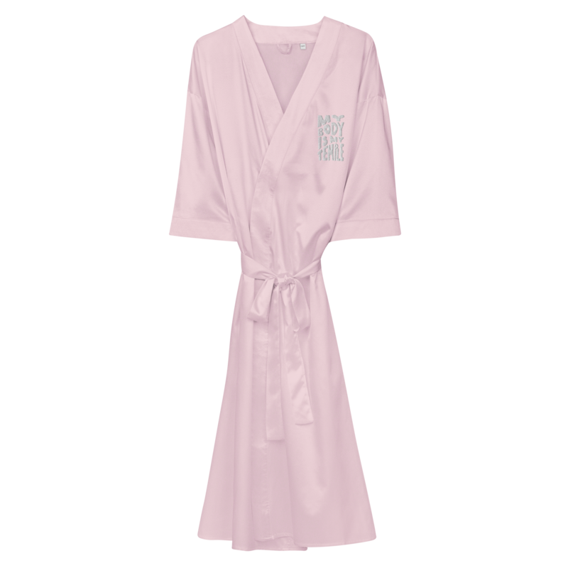 TEMPLE Satin Robe