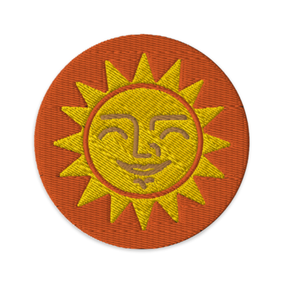 SUN GOD Embroidered Patch