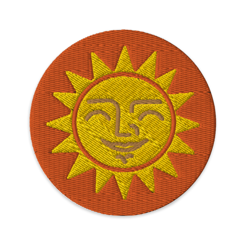 SUN GOD Embroidered Patch