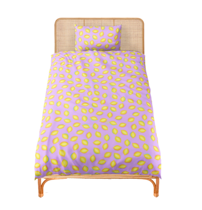 TUTTI FRUTTI LEMON Bed Set, KIDS Collection, Purple