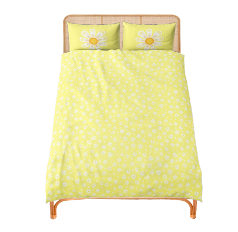 DAISY FIELD Bed Set, KIDS COLLECTION, Yellow