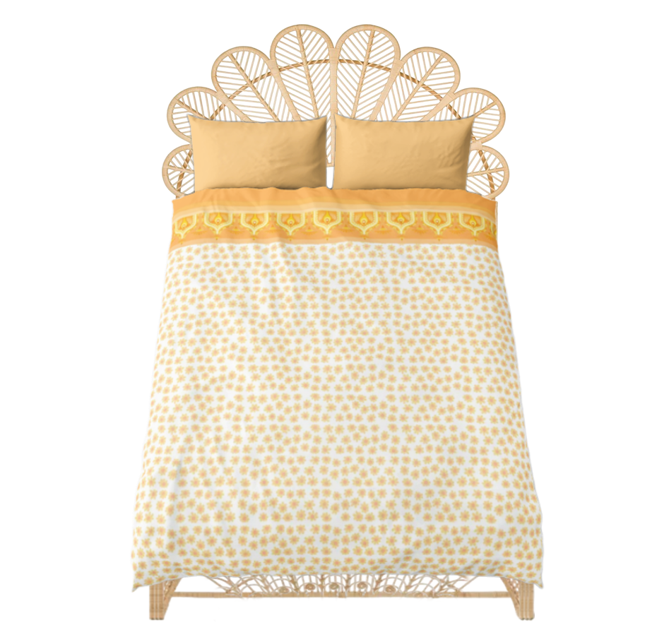 Small FLOWERS Bed Set, Beige